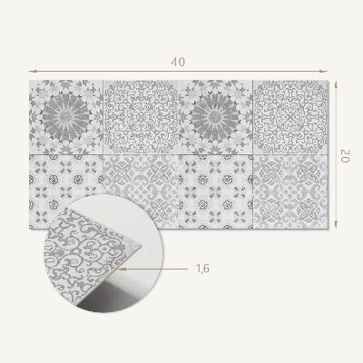 Panou perete Modele geometrice și florale