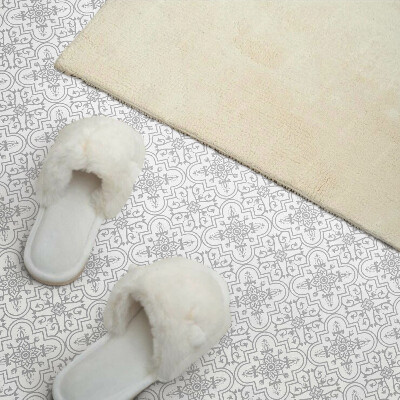 Panou de perete Model floral cu ornamente