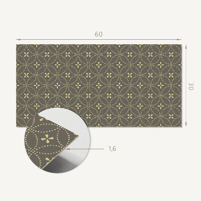 Panou decorativ pvc Model cu flori delicate