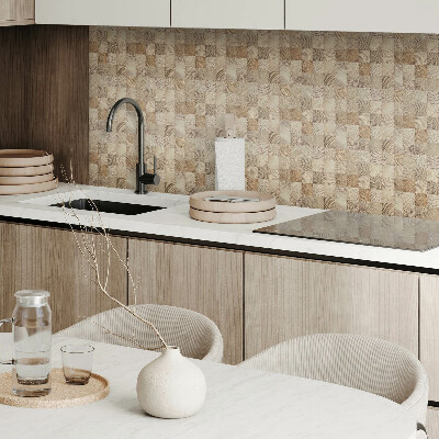 Panou decorativ pvc Model de scânduri de lemn