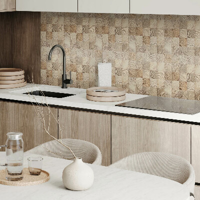Panou decorativ pvc Model de scânduri de lemn