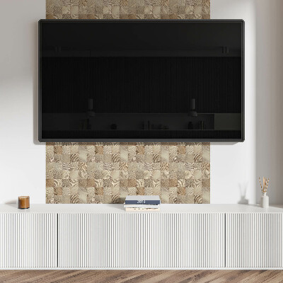 Panou decorativ pvc Model de scânduri de lemn