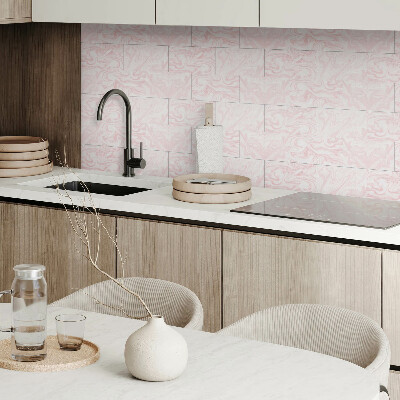 Panou decorativ pvc Model de marmură cu valuri
