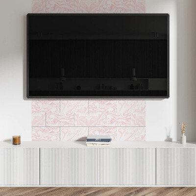 Panou decorativ pvc Model de marmură cu valuri