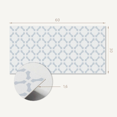 Panou de perete Model geometric cu ovale