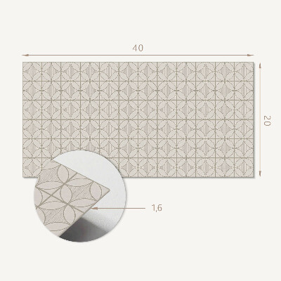 Panou decorativ pvc Model geometric cu cercuri