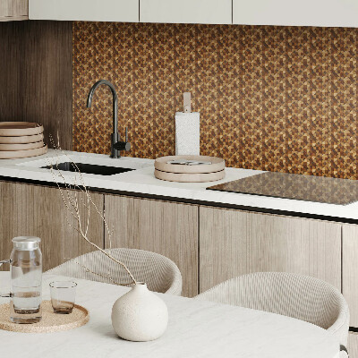 Panou decorativ pvc Model geometric din lemn
