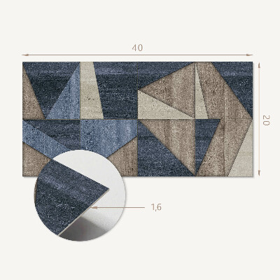 Panou decorativ pvc Model geometric abstract