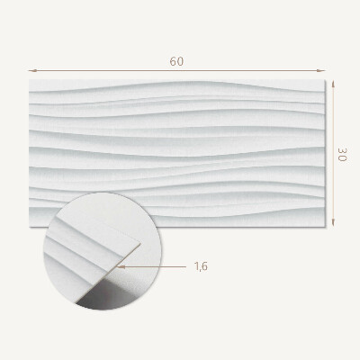 Panou decorativ pvc Valuri într-un stil minimalist