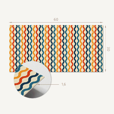 Panou decorativ pvc Valuri într-un model ritmic