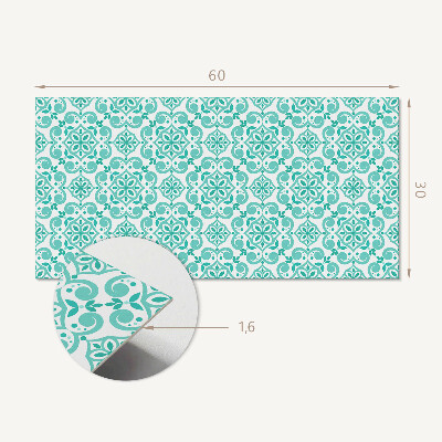 Panou perete Model floral cu ornamente