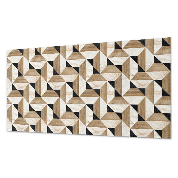 Panou decorativ pvc Model de triunghi geometric