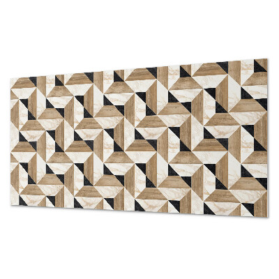 Panou decorativ pvc Model de triunghi geometric