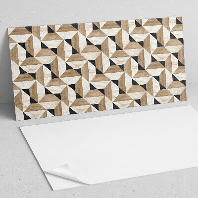 Panou decorativ pvc Model de triunghi geometric