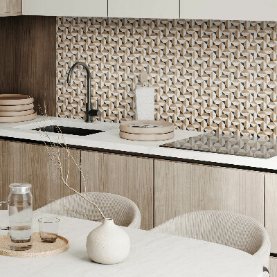 Panou decorativ pvc Model de triunghi geometric