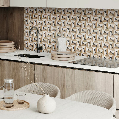 Panou decorativ pvc Model de triunghi geometric