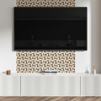 Panou decorativ pvc Model de triunghi geometric