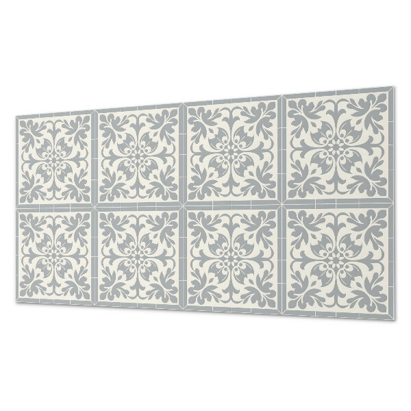 Panou decorativ pvc Model floral pe gresie