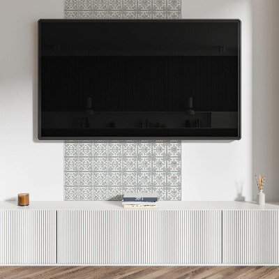 Panou decorativ pvc Model floral pe gresie