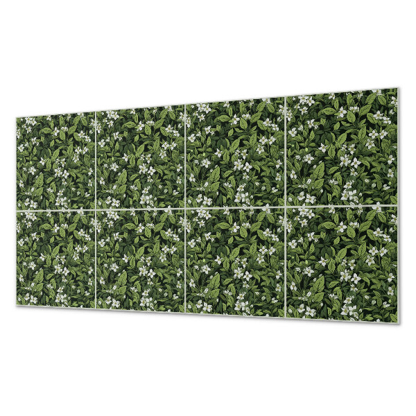 Panou de perete Model floral cu frunze