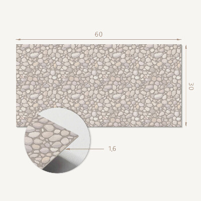 Panou decorativ pvc Model de pietre pe pământ