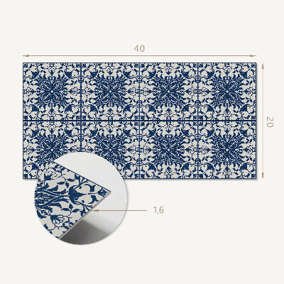 Panou de perete Model floral pe fundal