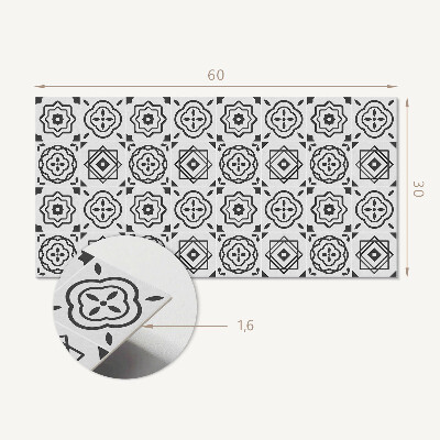 Panou decorativ pvc Modele geometrice în pătrate