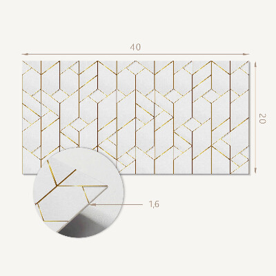 Panou perete Model de linii geometrice