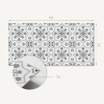 Panou decorativ pvc Model cu motive florale