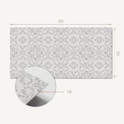 Panou decorativ pvc Model floral cu detalii