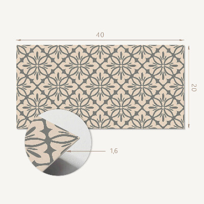 Panou decorativ pvc Model floral cu detalii
