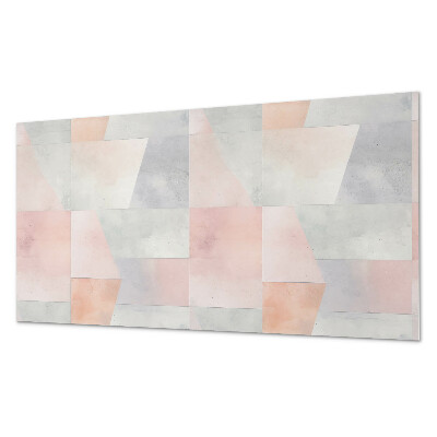 Panou decorativ pvc Geometrie în pasteluri