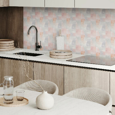 Panou decorativ pvc Geometrie în pasteluri