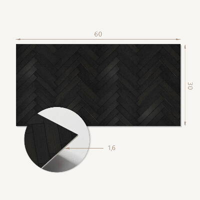 Panou decorativ pvc Model de parchet în schemă