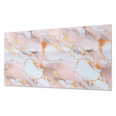Panou decorativ pvc Model de marmură cu accente