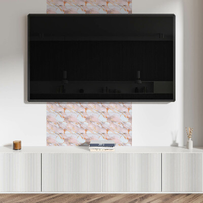 Panou decorativ pvc Model de marmură cu accente