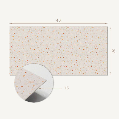 Panou perete Model abstract de terrazzo