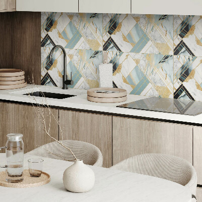 Panou decorativ pvc Geometria modelelor de marmură