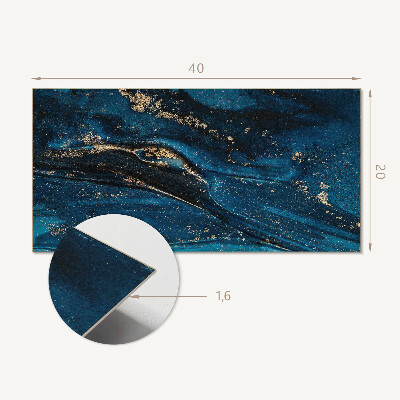 Panou de perete Model abstract cu valuri