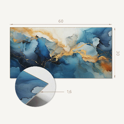 Panou perete Model abstract cu valuri