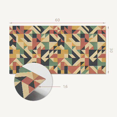 Panou perete Model geometric abstract