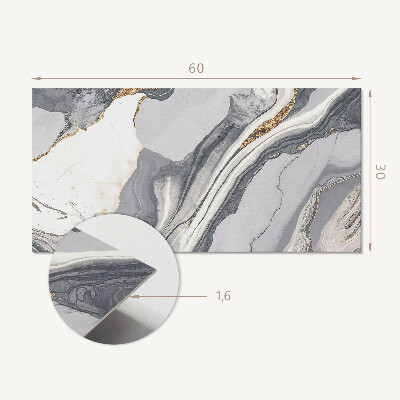 Panou decorativ pvc Valuri și vene abstracte