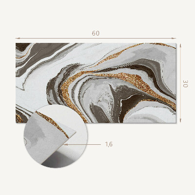 Panou de perete Valuri de modele abstracte