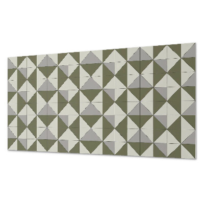 Panou de perete Model de triunghi geometric