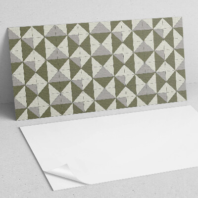 Panou de perete Model de triunghi geometric