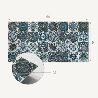 Panou decorativ pvc Modele de mozaic în carouri