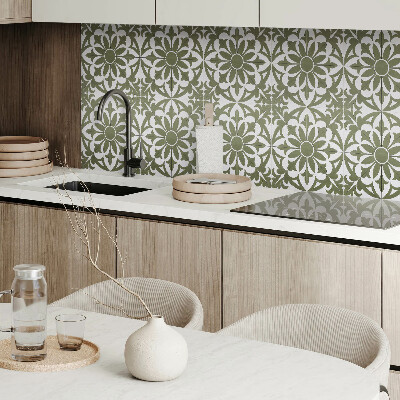 Panou de perete Model floral cu frunze