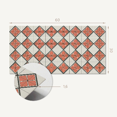 Panou de perete Model geometric cu diamante