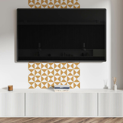 Panou decorativ pvc Model de triunghi geometric