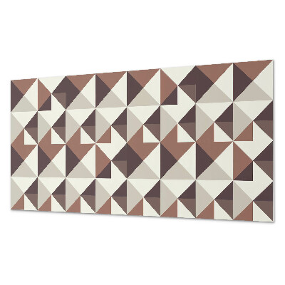 Panou perete Model geometric cu triunghiuri
